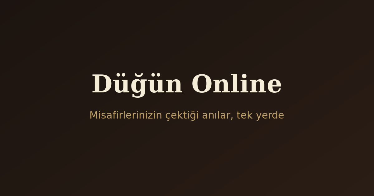 Düğün Online